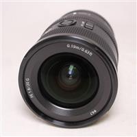Used Sony FE 20mm f/1.8 G Ultra Wide Angle Prime Lens