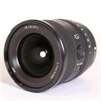 Used Sony FE 20mm f/1.8 G Ultra Wide Angle Prime Lens