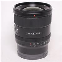 Used Sony FE 20mm f/1.8 G Ultra Wide Angle Prime Lens