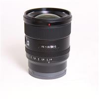 Used Sony FE 20mm f/1.8 G Ultra Wide Angle Prime Lens