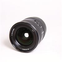 Used Sony FE 20mm f/1.8 G Ultra Wide Angle Prime Lens