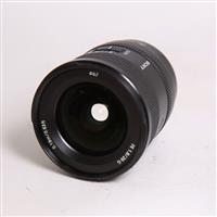 Used Sony FE 20mm f/1.8 G Ultra Wide Angle Prime Lens