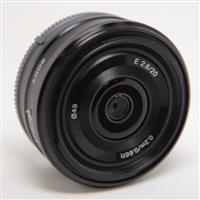 Used Sony E 20mm f/2.8 Pancake Lens