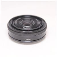 Used Sony E 20mm f/2.8 Pancake Lens