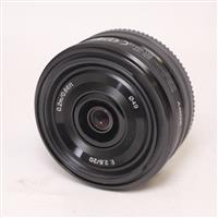 Used Sony E 20mm f/2.8 Pancake Lens