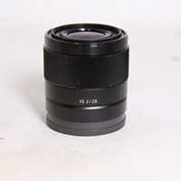 Used Sony FE 28mm f/2 Wide Angle Prime Lens