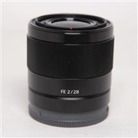 Used Sony FE 28mm f/2 Wide Angle Prime Lens