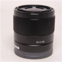 Used Sony FE 28mm f/2 Wide Angle Prime Lens