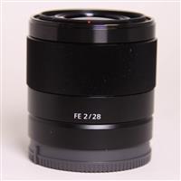 Used Sony FE 28mm f/2 Wide Angle Prime Lens