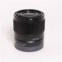 Used Sony FE 28mm f/2 Wide Angle Prime Lens