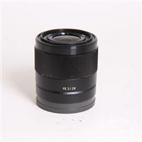 Used Sony FE 28mm f/2 Wide Angle Prime Lens