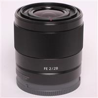 Used Sony FE 28mm f/2 Wide Angle Prime Lens