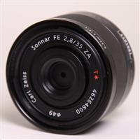 Used Sony FE 35mm f/2.8 ZA Zeiss Sonnar T* Lens