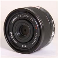 Used Sony FE 35mm f/2.8 ZA Zeiss Sonnar T* Lens