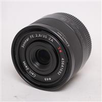 Used Sony FE 35mm f/2.8 ZA Zeiss Sonnar T* Lens