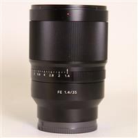 Used Sony FE 35mm f/1.4 ZA Zeiss Distagon T* Lens