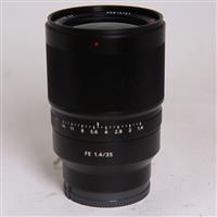 Used Sony FE 35mm f/1.4 ZA Zeiss Distagon T* Lens