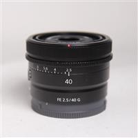 Used Sony FE 40mm f/2.5 G Lens