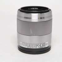 Used Sony E 50mm f/1.8 OSS Prime Lens Silver