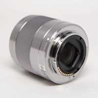 Used Sony E 50mm f/1.8 OSS Prime Lens Silver