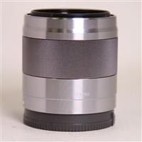 Used Sony E 50mm f/1.8 OSS Prime Lens Silver