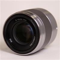 Used Sony E 50mm f/1.8 OSS Prime Lens Silver