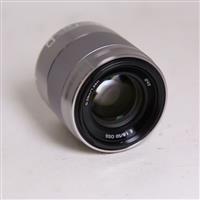 Used Sony E 50mm f/1.8 OSS Prime Lens Silver