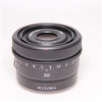 Used Sony FE 50mm f/2.5 G Lens