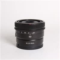 Used Sony FE 50mm f/2.5 G Lens
