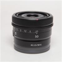 Used Sony FE 50mm f/2.5 G Lens