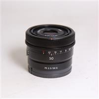 Used Sony FE 50mm f/2.5 G Lens