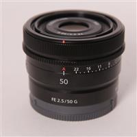 Used Sony FE 50mm f/2.5 G Lens
