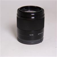 Used Sony E 50mm f/1.8 OSS Prime Lens Black