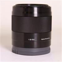 Used Sony E 50mm f/1.8 OSS Prime Lens Black