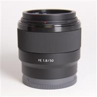 Used Sony FE 50mm f/1.8 Prime Lens
