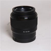 Used Sony FE 50mm f/1.8 Prime Lens