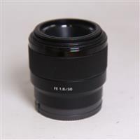 Used Sony FE 50mm f/1.8 Prime Lens