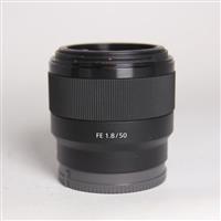 Used Sony FE 50mm f/1.8 Prime Lens