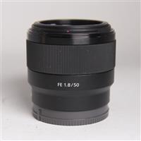 Used Sony FE 50mm f/1.8 Prime Lens