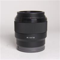 Used Sony FE 50mm f/1.8 Prime Lens