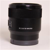 Used Sony FE 50mm f/2.8 Macro Lens