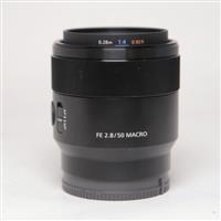 Used Sony FE 50mm f/2.8 Macro Lens