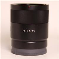 Used Sony FE 55mm f/1.8 ZA Zeiss Sonnar T* Lens