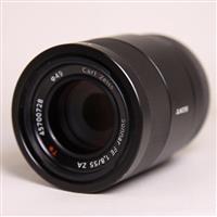 Used Sony FE 55mm f/1.8 ZA Zeiss Sonnar T* Lens