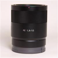 Used Sony FE 55mm f/1.8 ZA Zeiss Sonnar T* Lens