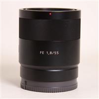 Used Sony FE 55mm f/1.8 ZA Zeiss Sonnar T* Lens
