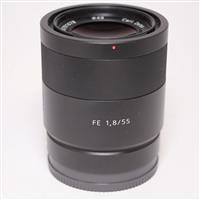Used Sony FE 55mm f/1.8 ZA Zeiss Sonnar T* Lens