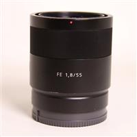 Used Sony FE 55mm f/1.8 ZA Zeiss Sonnar T* Lens