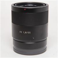 Used Sony FE 55mm f/1.8 ZA Zeiss Sonnar T* Lens