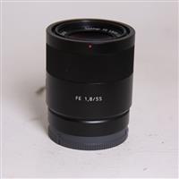 Used Sony FE 55mm f/1.8 ZA Zeiss Sonnar T* Lens